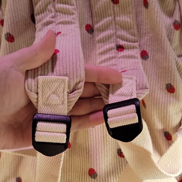 Strawberry Patterned Backpack With Matching Lunchbag - Picture 11 of 15